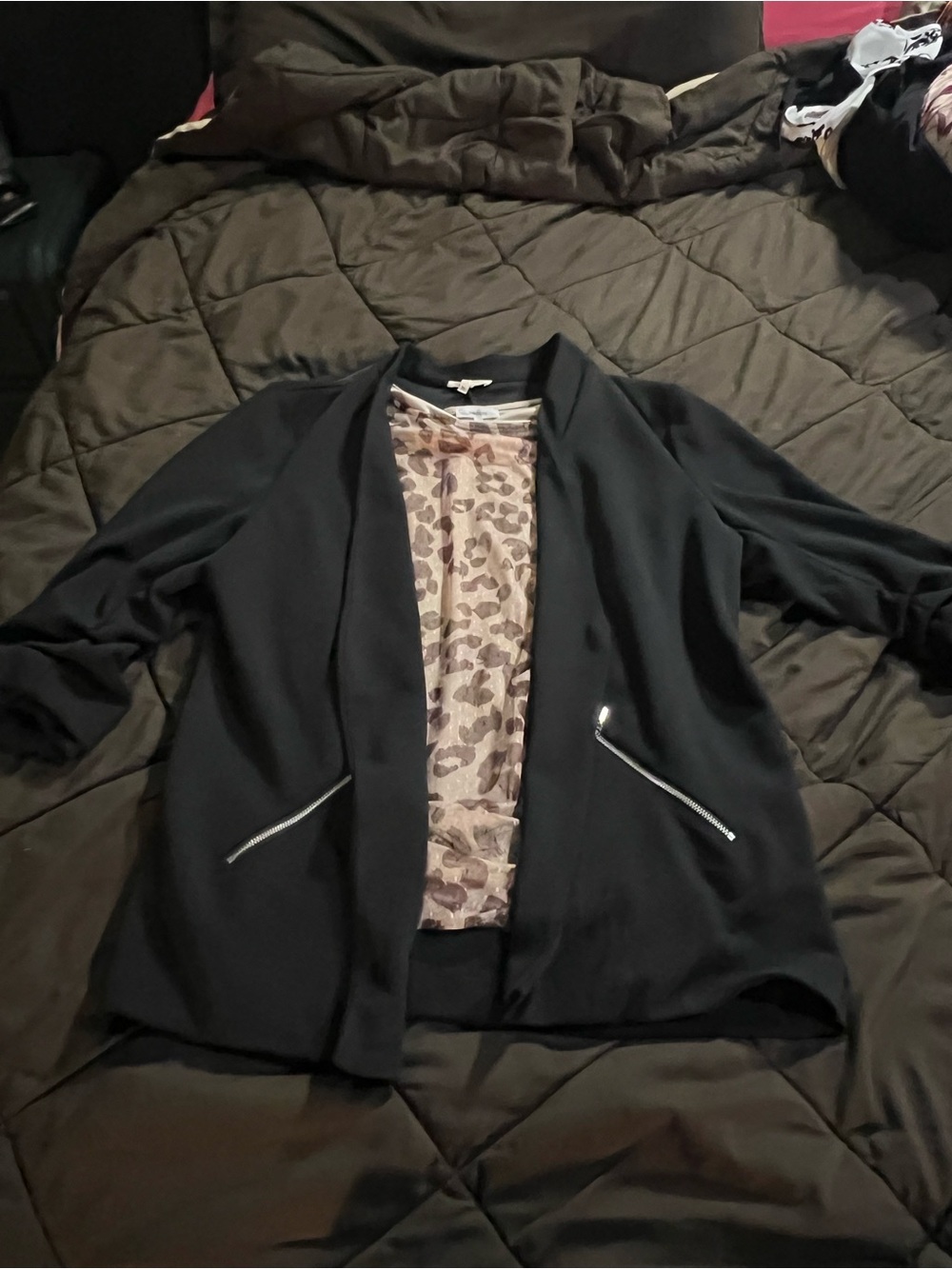 Maurices Black Open Blazer